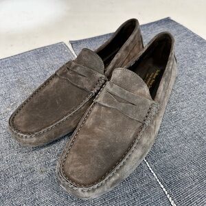 To Boot Adelaide Grey Aero Suede Diving Loafers (NWOT)